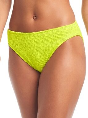 Bar III Womens Textured Hipster Bikin Sunny Lime L